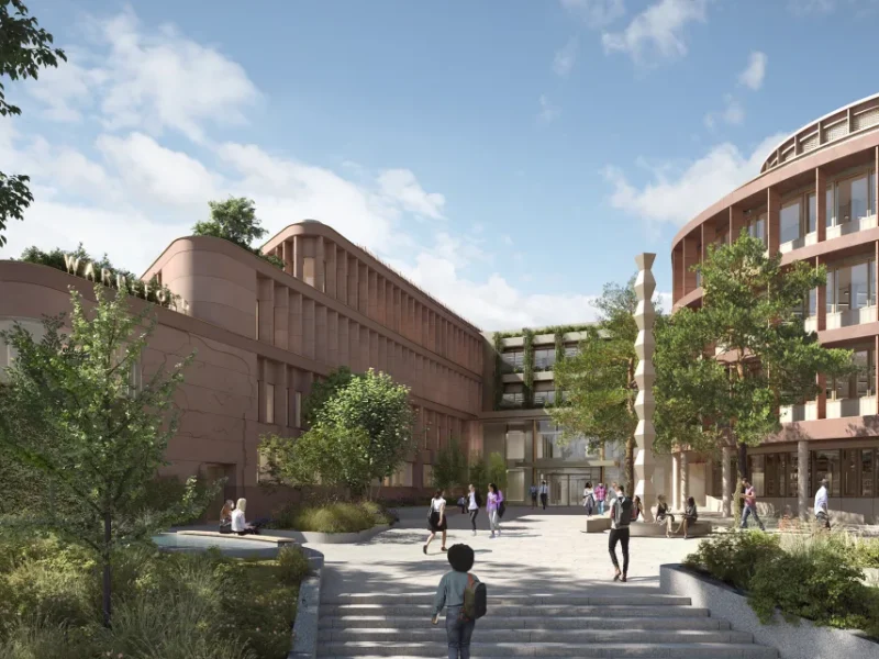 Artists impression of a research campus.