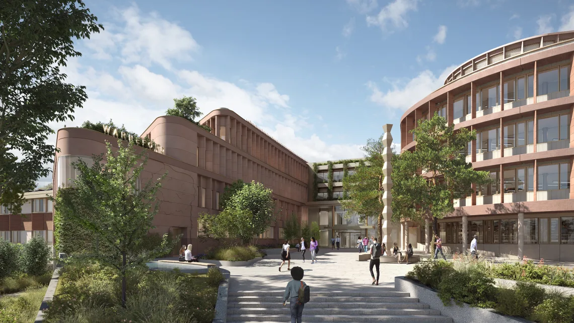 Artists impression of a research campus.